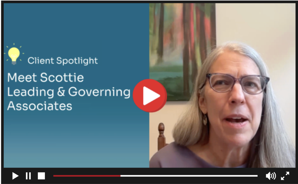 Client Spotlight: Scottie Seawell, Leading & Governing Associates